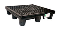 4-Drum Economy P4 Spill Pallet with No Drain