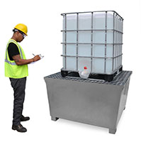 Ultra-Steel Intermediate Bulk Container (IBC) Spill Pallet