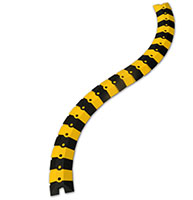 Small Size, Black and Yellow Ultra-Sidewinder System with End Caps