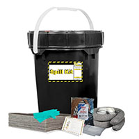 5 Gallon Universal Green Bucket Spill Kit