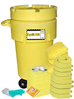 55 Gallon Chemical Spill Kit with Wheels