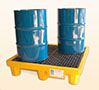 4-Drum Standard P4 Spill Pallet with No Drain