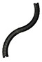 Small Size, Black Ultra-Sidewinder System in with End Caps Small Size, Black Ultra-Sidewinder System in with End Caps