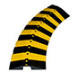 Large Size, Black and Yellow Ultra-Sidewinder System with End Caps Large Size, Black and Yellow Ultra-Sidewinder System with End Caps