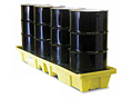 3000 Pound (lb) 4-Drum Low-Profile In-Line Poly-Spillpallet™